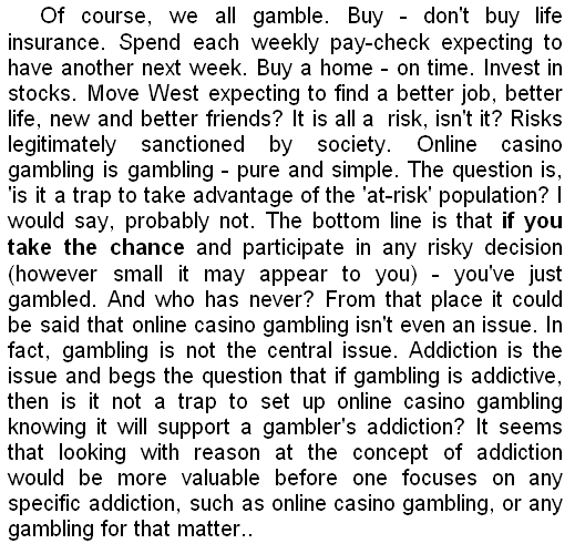 casino gambling information online